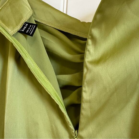 Shein women’s maxi skirt‎ large green - Picture 5 of 7
